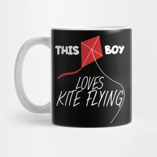 This boy loves kite flying Mug